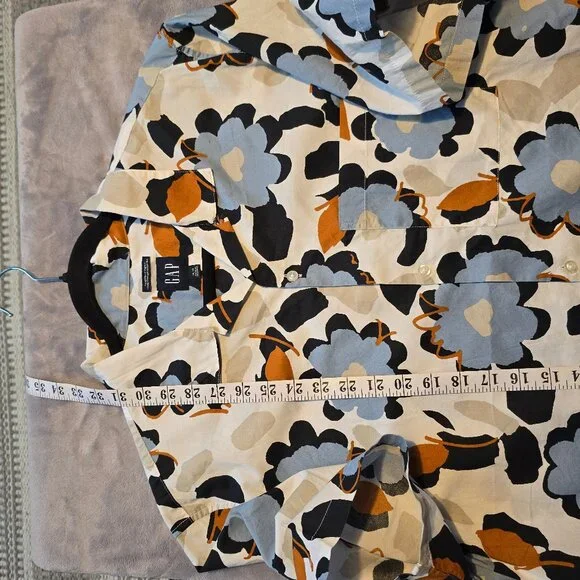 GAP Men's short sleeve button down shirt XL - Picture 6 of 8